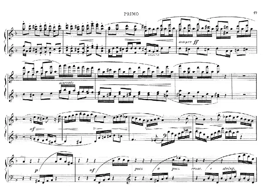 d小调托卡塔与赋格（BWV 565·雷格改编钢琴四手联弹版）