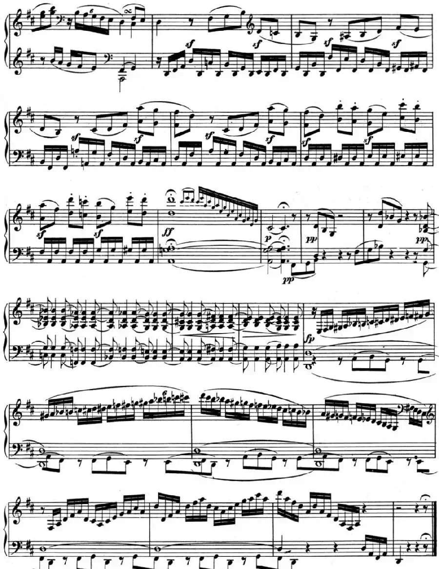 贝多芬钢琴奏鸣曲07 D大调 Op.10 No.3 D major