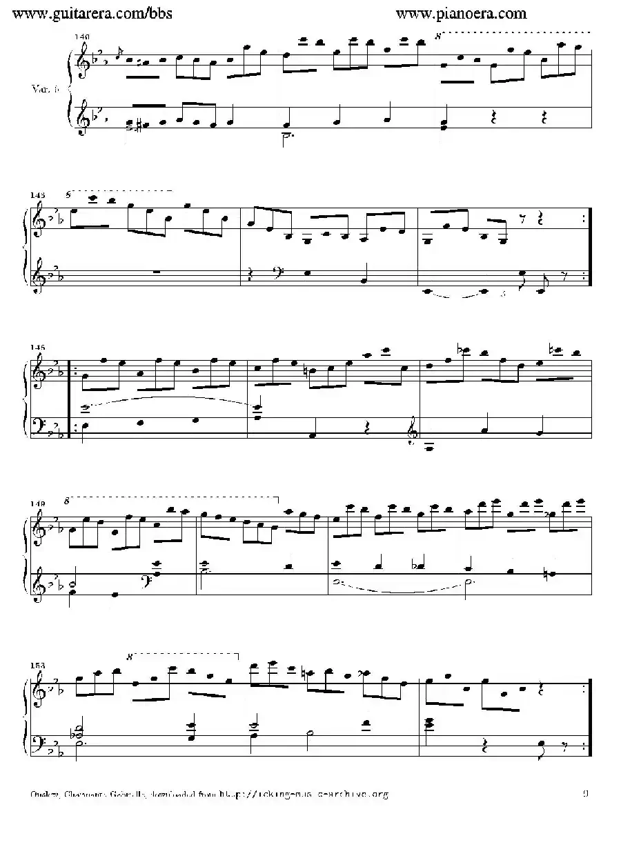 Variations in E-flat Major Op.12（降E大调变奏曲）