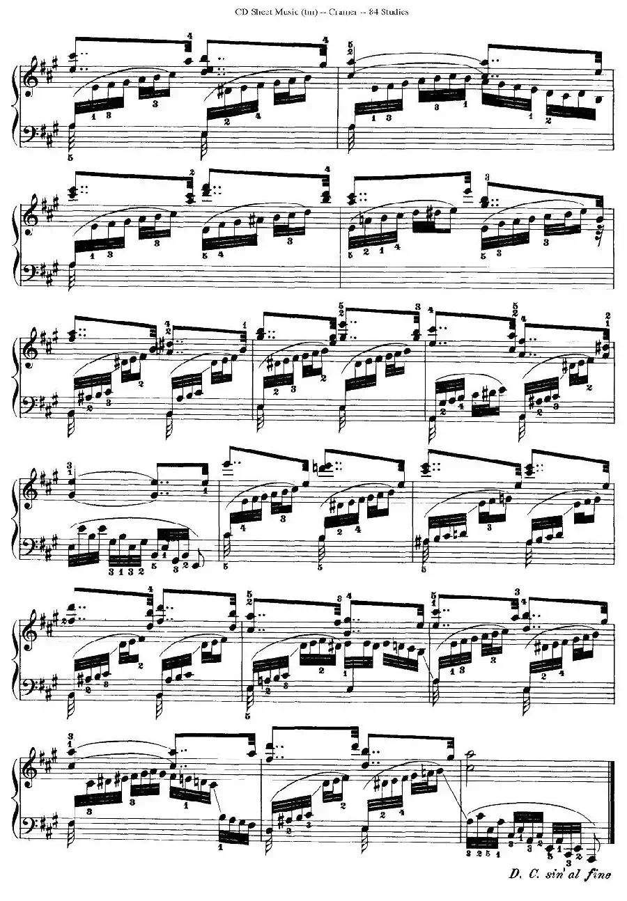 Cramer - 84 exercices（76—80）（克拉莫84首钢琴练习曲）