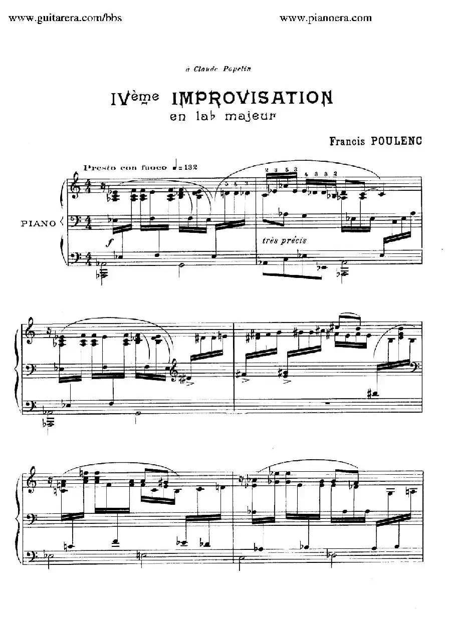 15 Improvisations（15首即兴曲·Ⅳ）