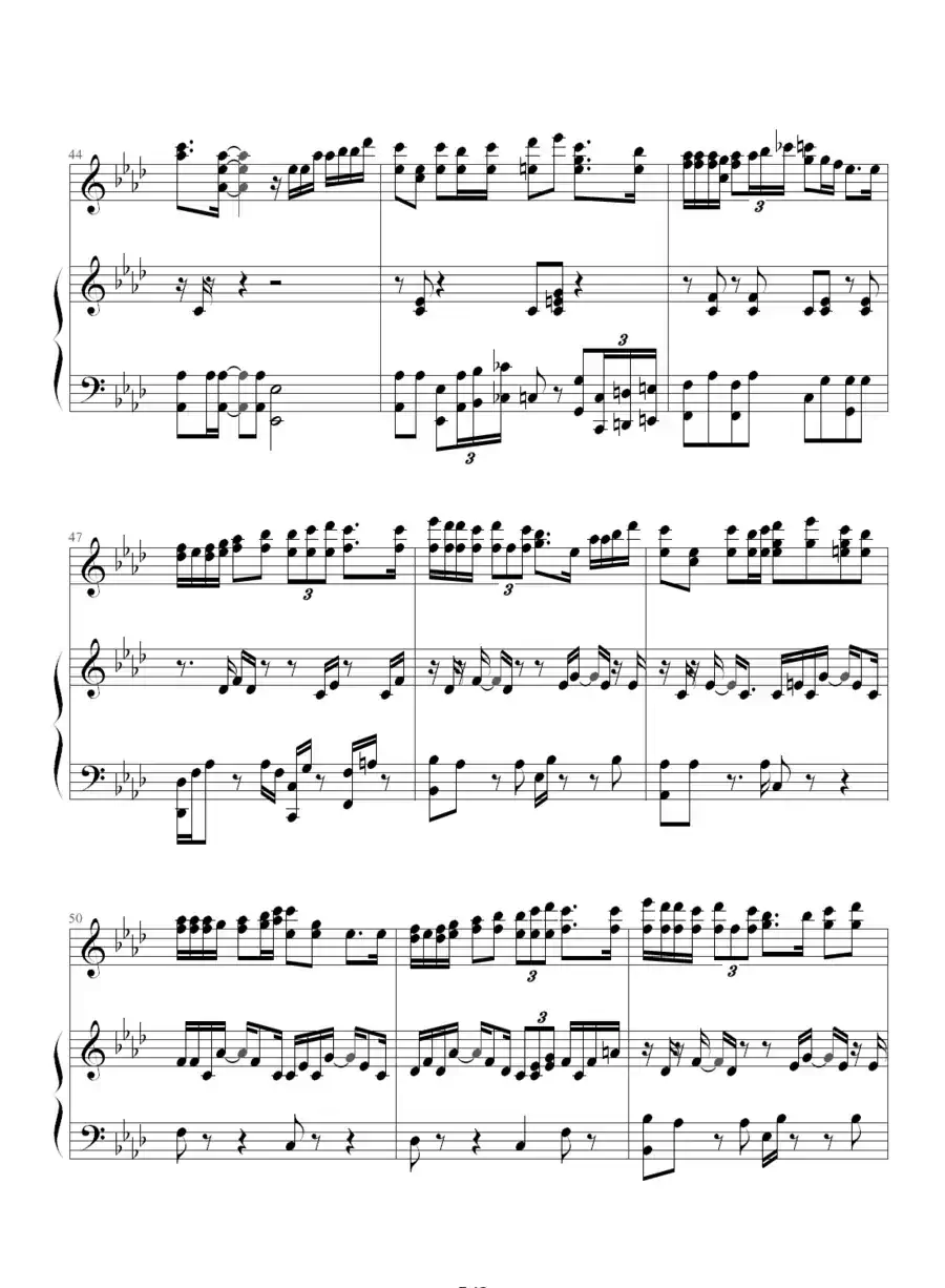 孤儿仔（钢琴伴奏谱）