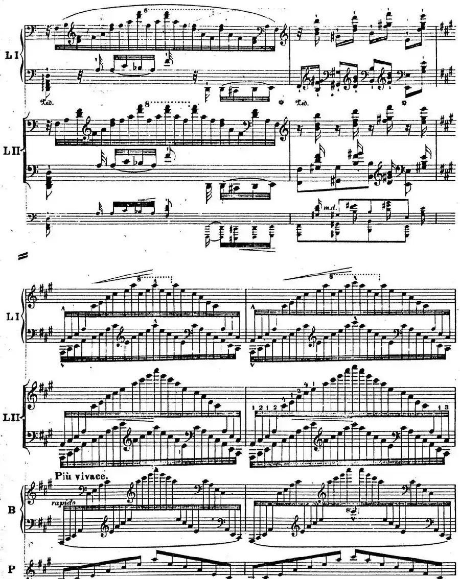6首帕格尼尼大练习曲（Thema mit Variationen Etude Nr.6）