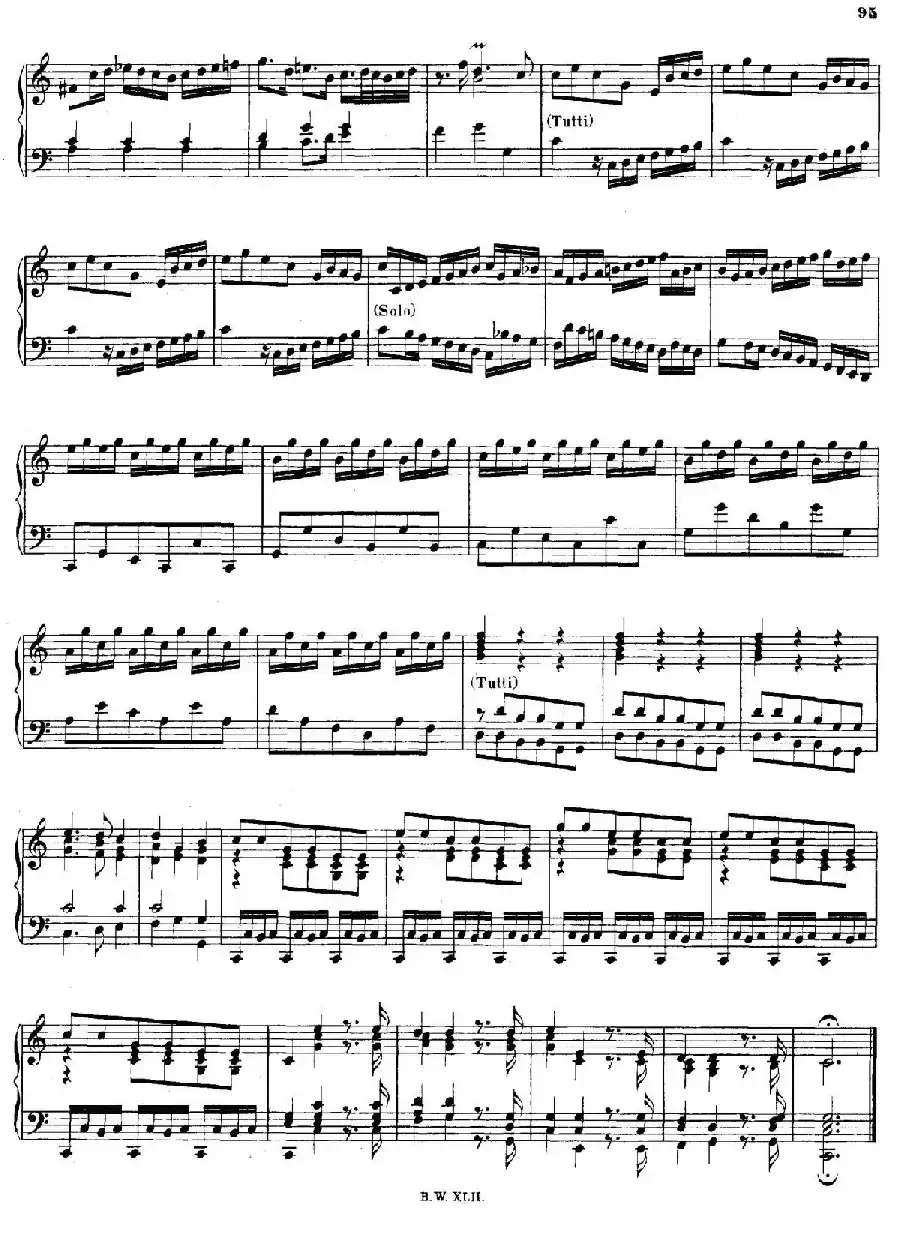 16 Concertos BWV 972-987（十六首为独奏古钢琴而作的协奏曲）（P31——40）