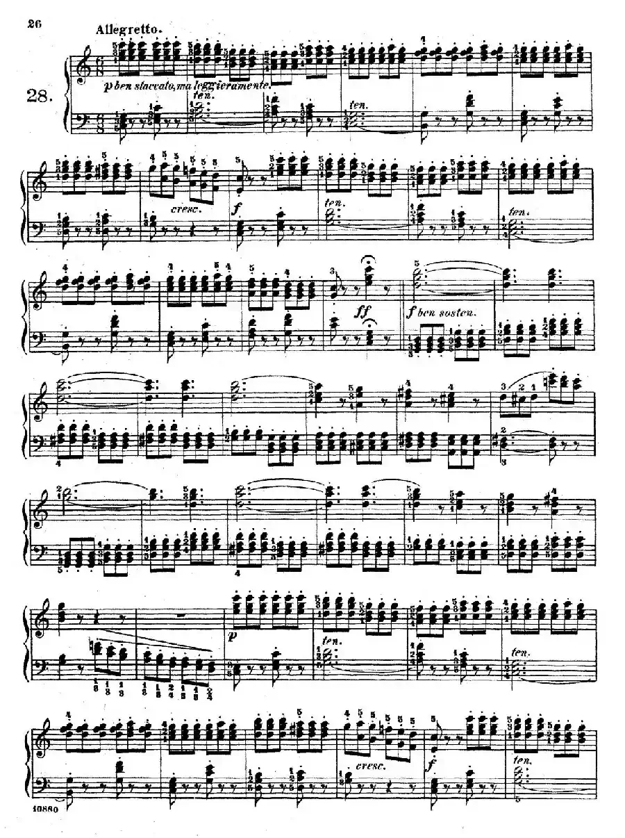 Etudes Enfantines Op.37（儿童钢琴练习曲 第26——30首）