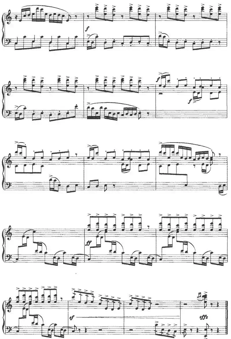 小品三首：3.诙谐曲——E的轮回