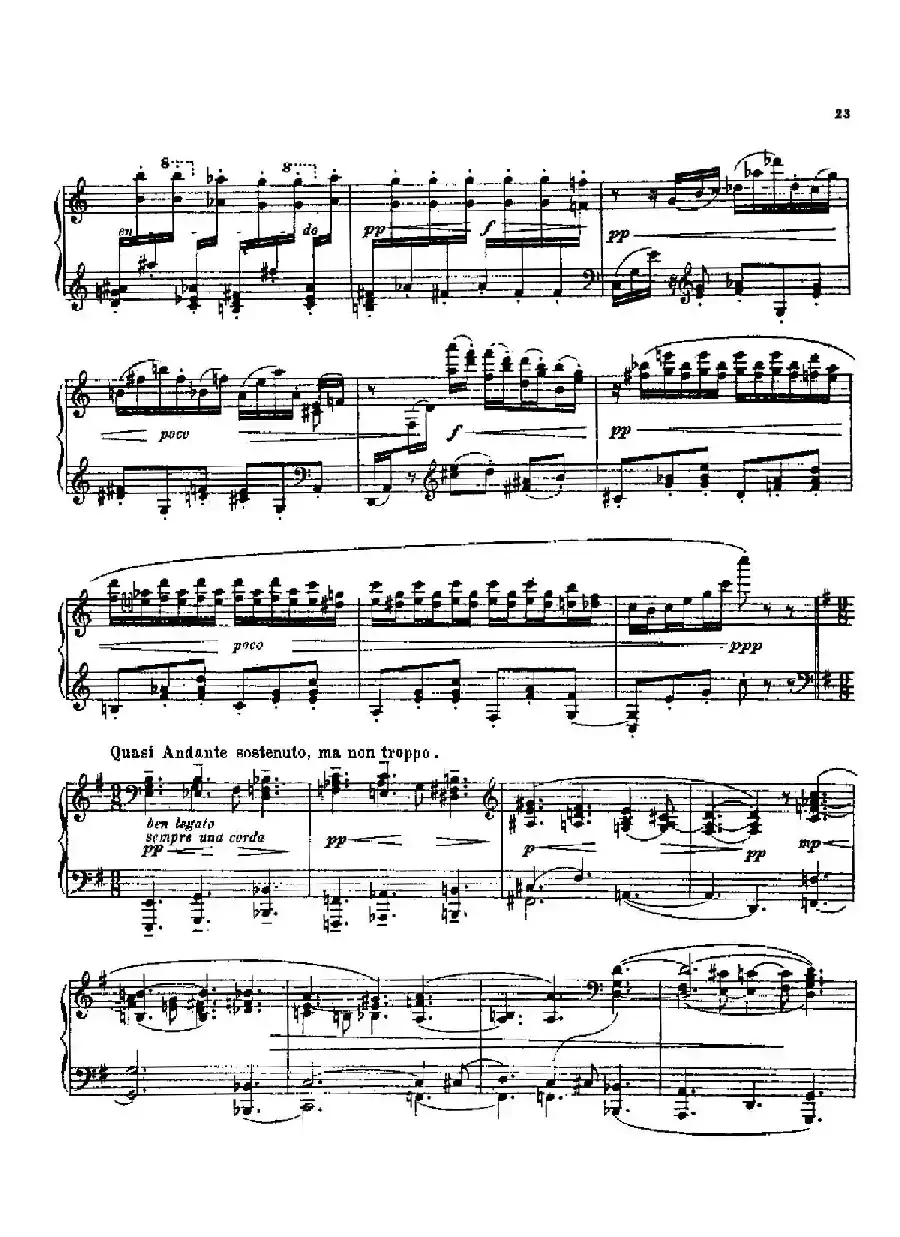 Six Intermezzi Op.45（6首间奏曲·4）