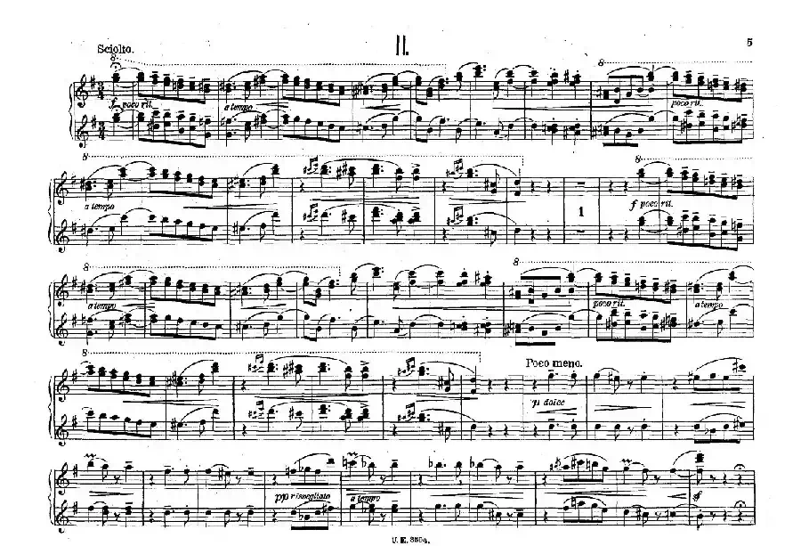 5 Waltzes Op.51-4 Hands（5首圆舞曲-四手联弹）