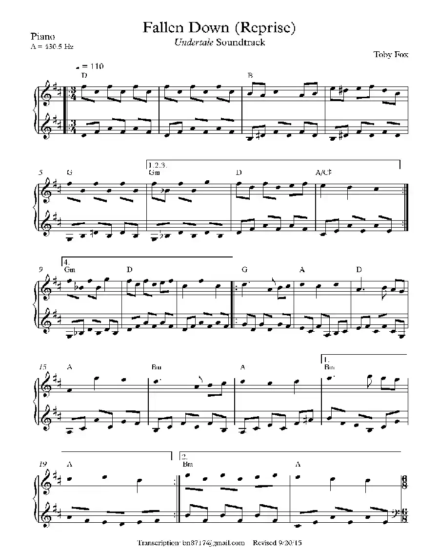 Fallen Down (Reprise)