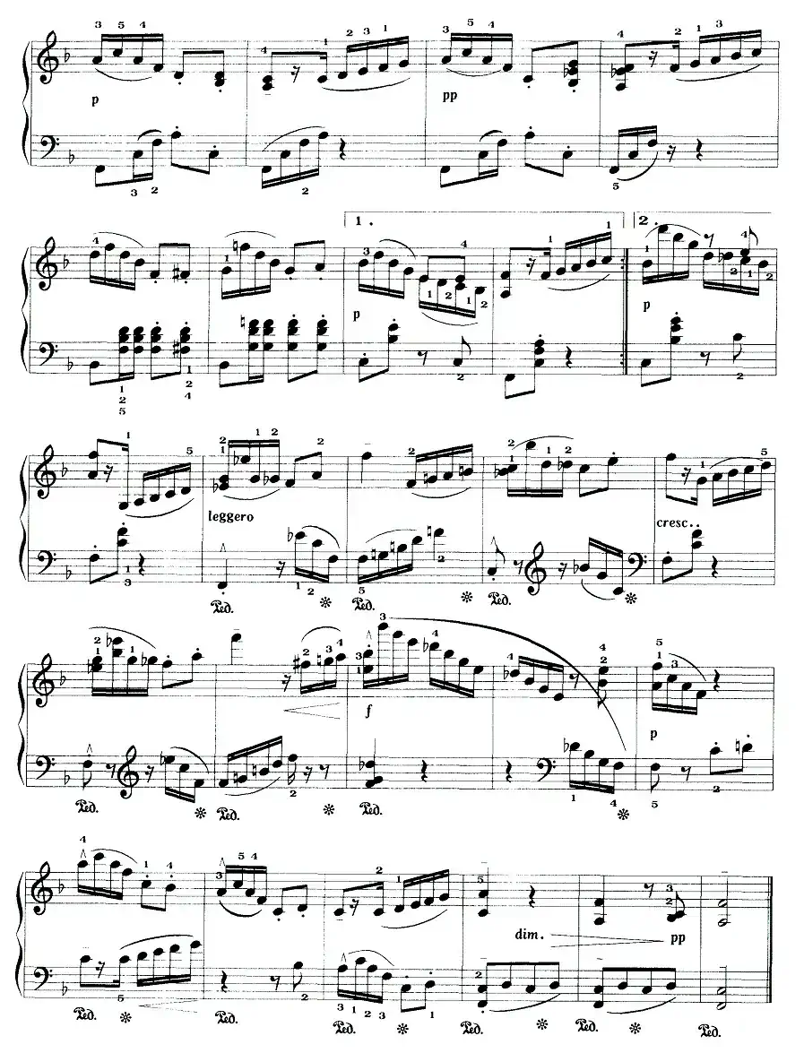 纪念册的一页（凯尔希纳作曲版）