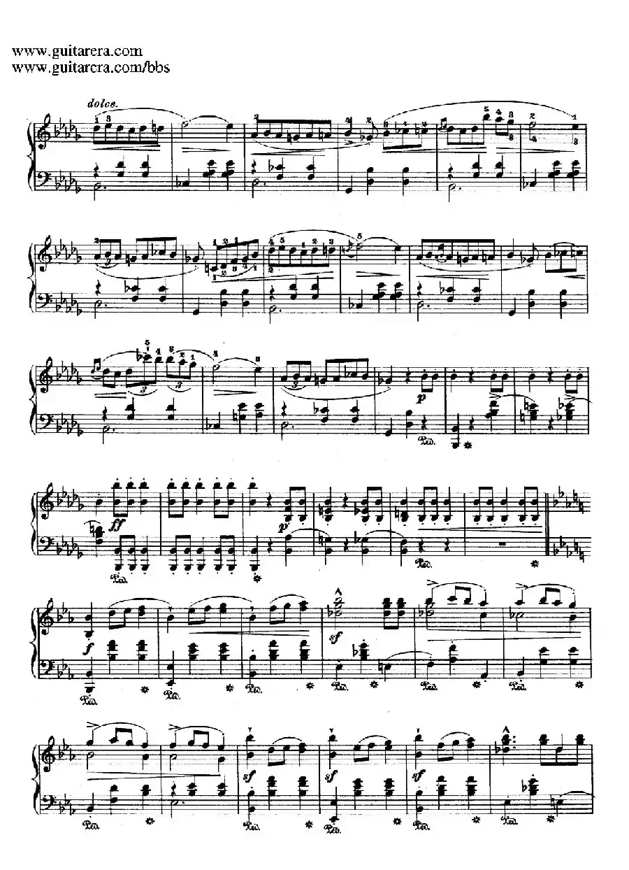 Grande Valse Brillante in E-flat Major Op.18 （降E大调华丽辉煌圆舞曲）