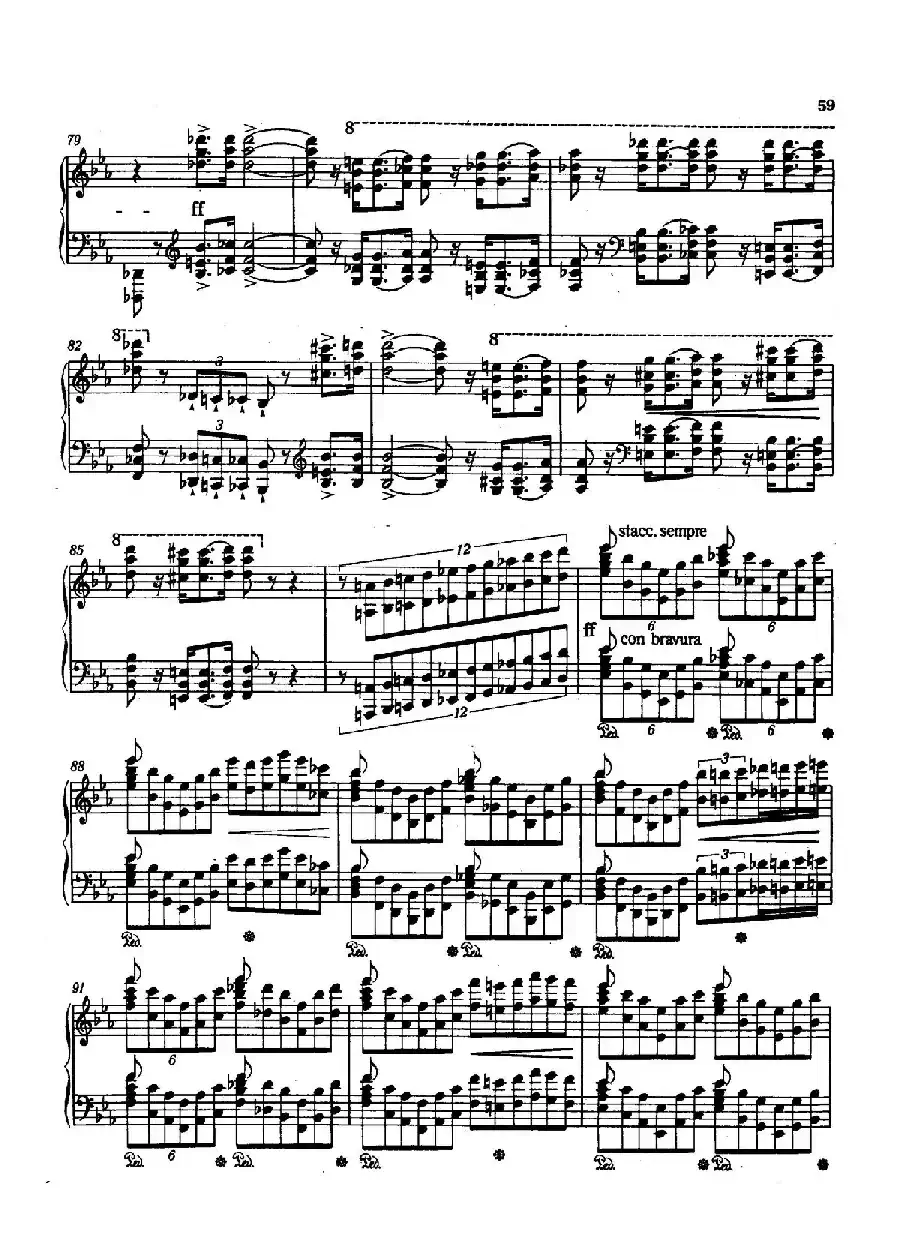 12 Etudes d'execution Transcendante S.139（12首超技练习曲·7）