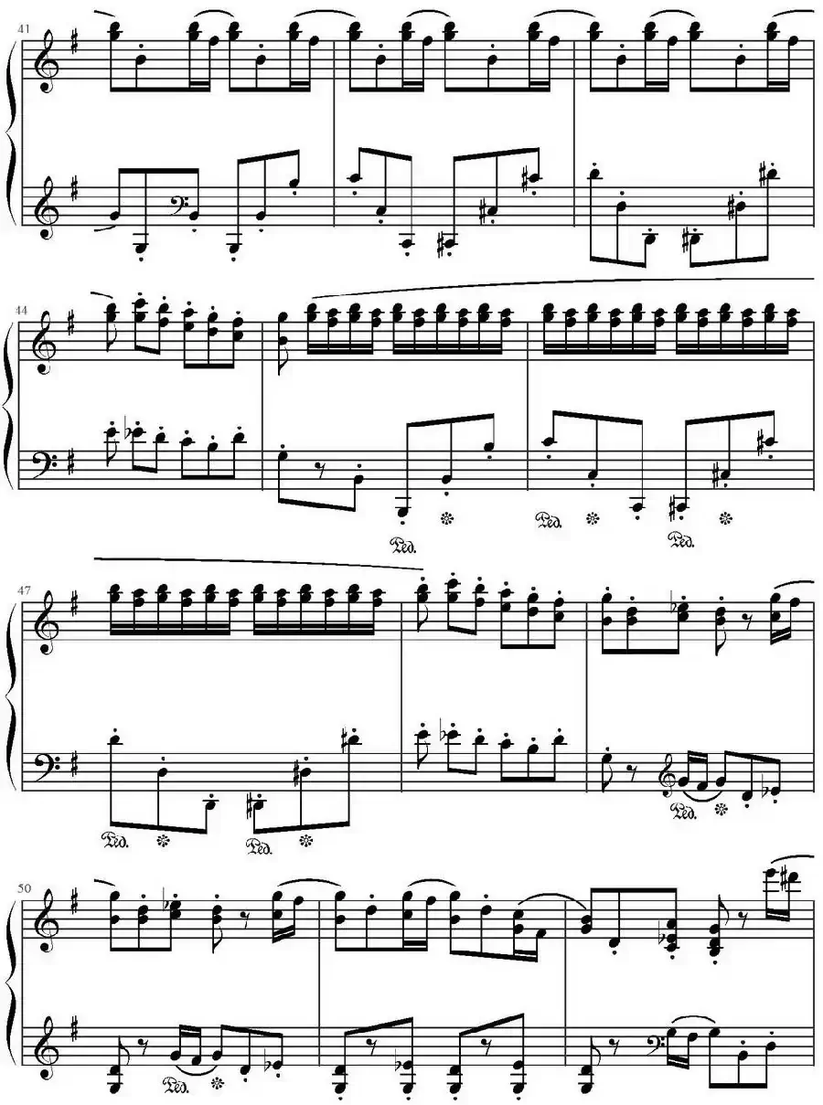 E大调回旋随想曲（门德尔松Op.14）