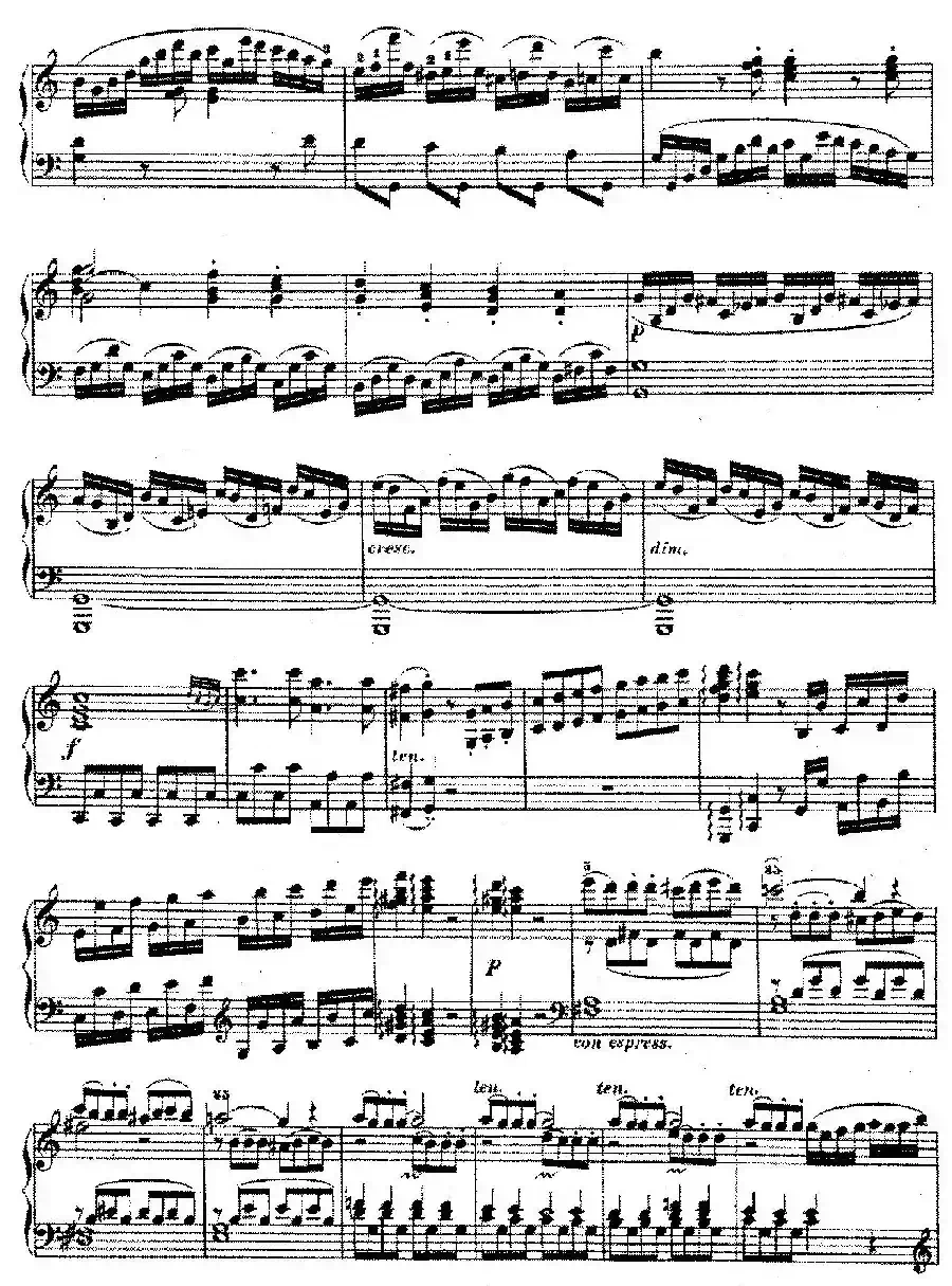 Piano Sonata No.4 in C Major Op.38（C大调第四钢琴奏鸣曲）
