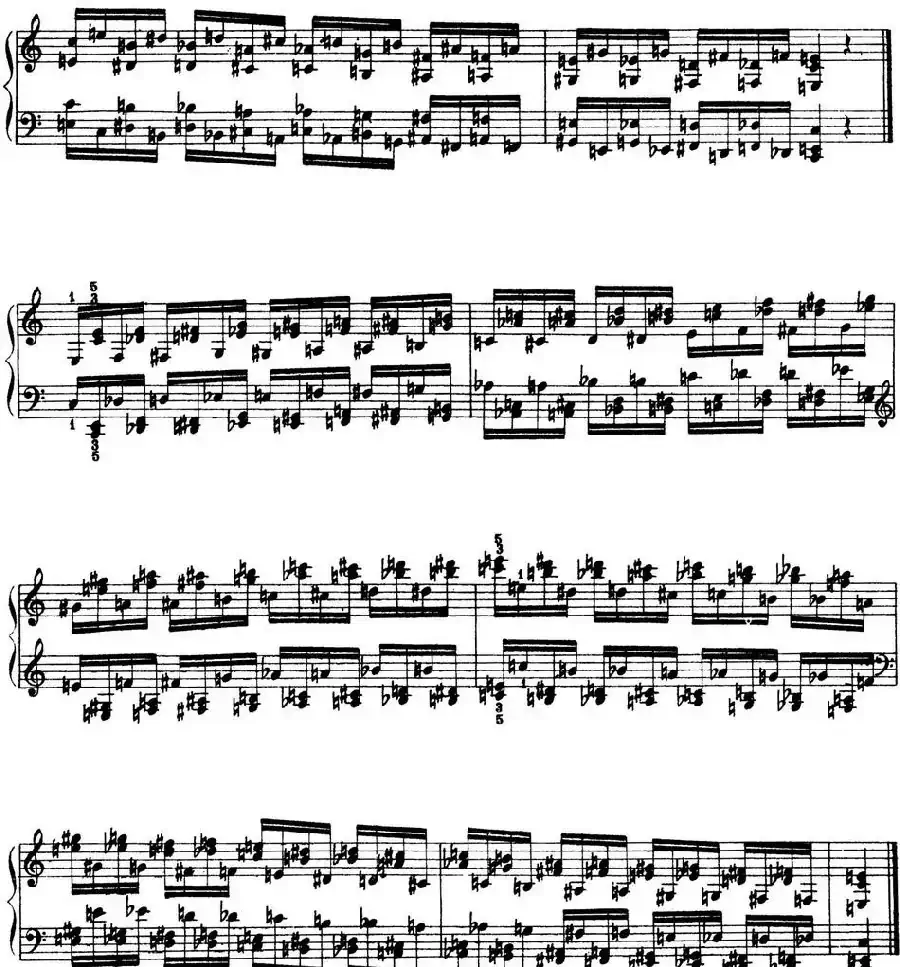 Technical Exercises S.146（李斯特钢琴技巧练习 BOOK Ⅷ）