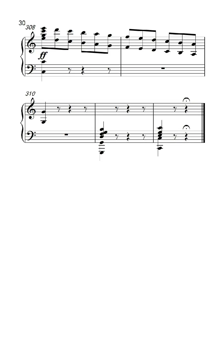 奏鸣曲 Opus 2 Nr.3 第四乐章(贝多芬奏鸣曲集 1)