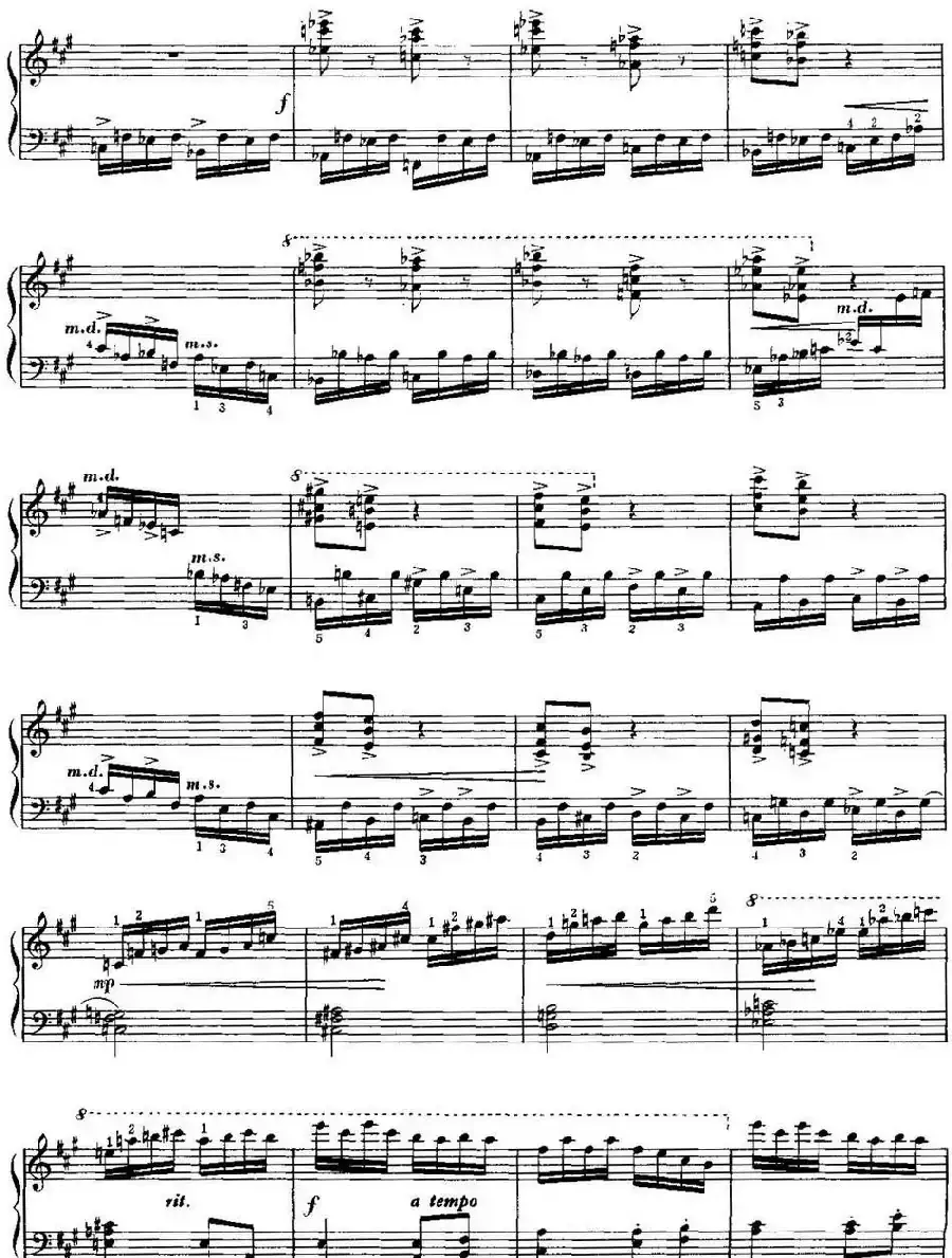 中国钢琴名曲30首：练习曲