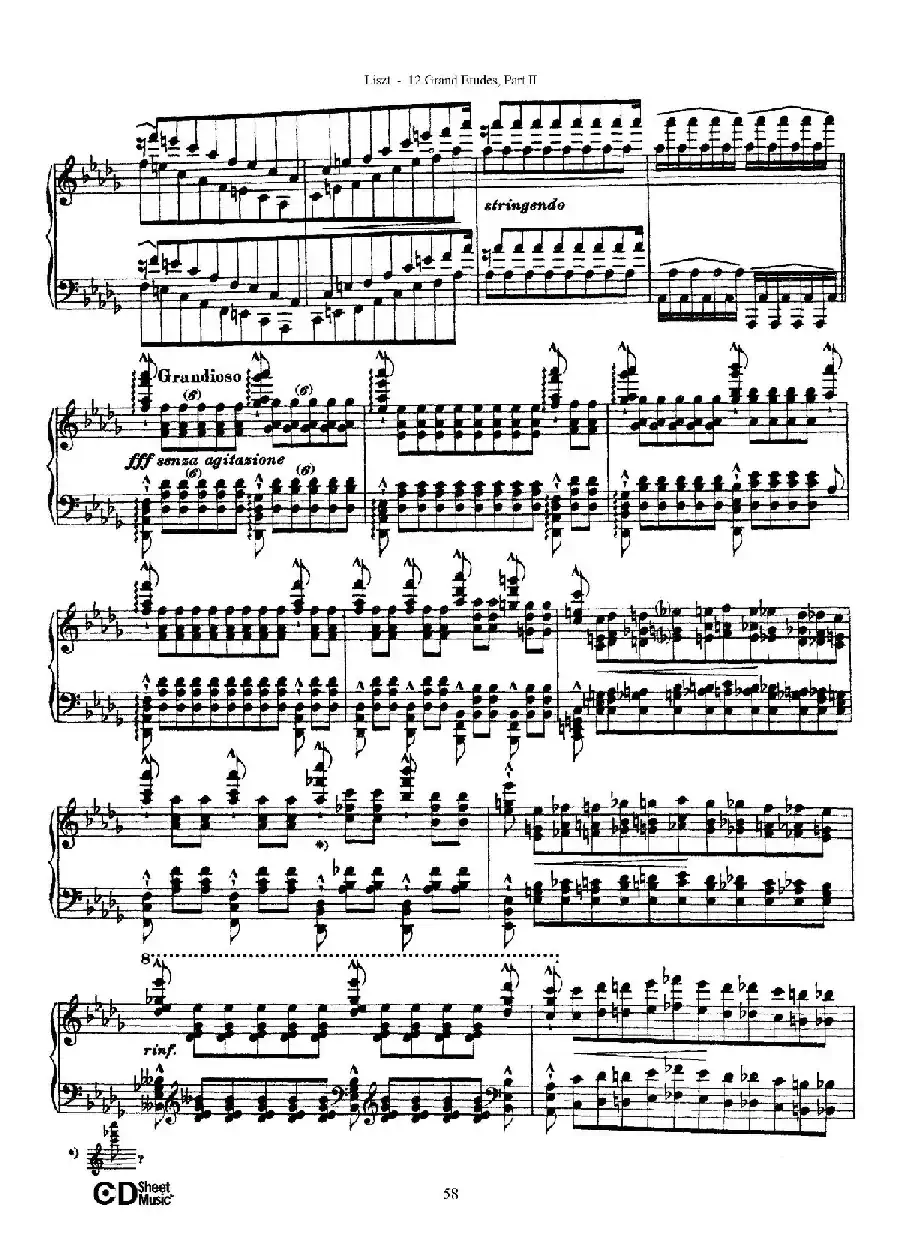 12 Grand Etudes S.137（12首华丽的练习曲·11）