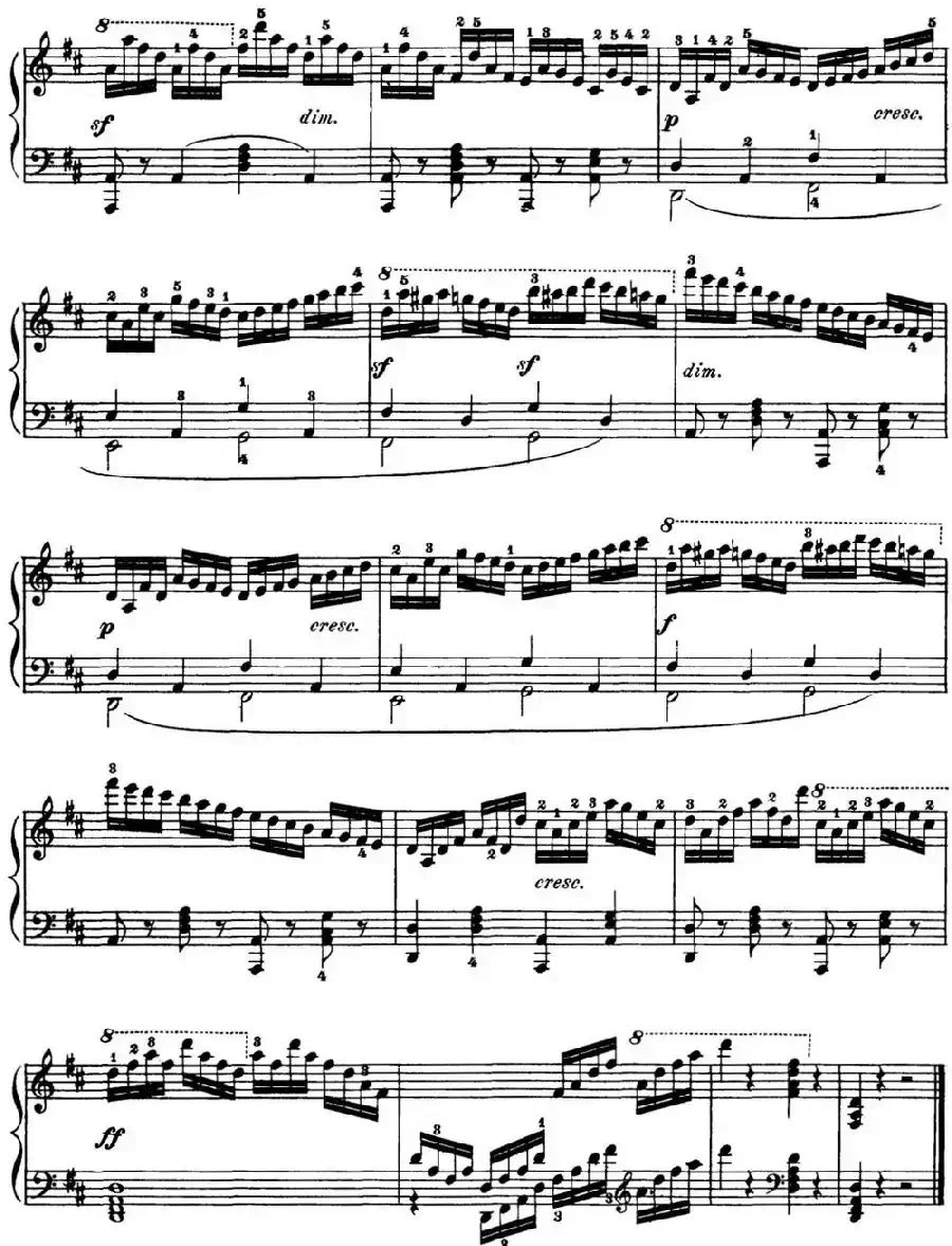 50首车尔尼Op.740钢琴手指灵巧技术练习曲（NO.3）