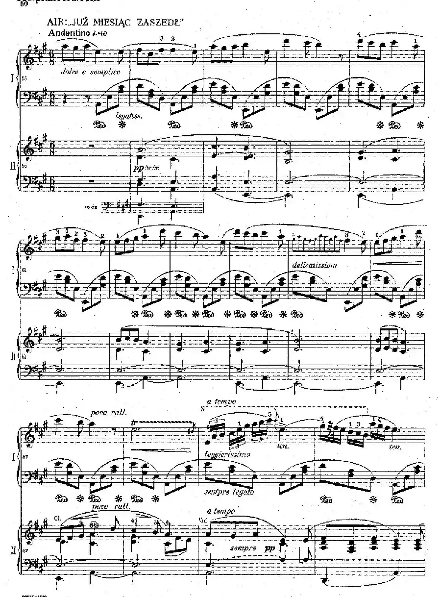 Grand Fantasy on Polish Airs Op.13（华丽的波兰民歌幻想曲·双钢琴版）