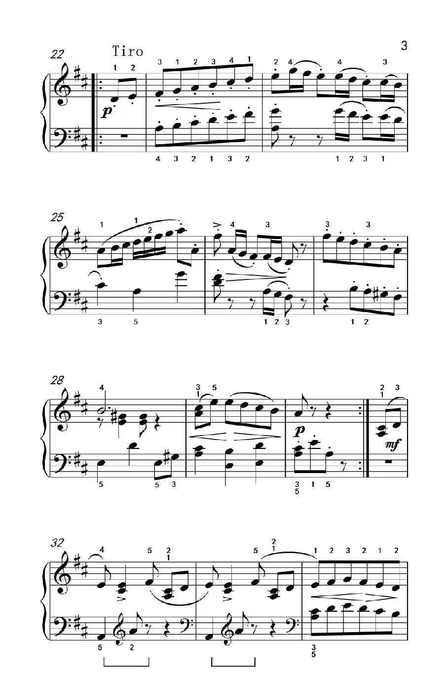 第三级 1.小步舞曲（中央音乐学院 钢琴（业余）考级教程 1-3级）