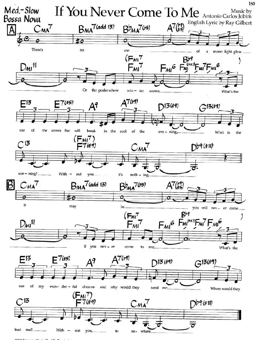 If You Never Come To Me(爵士钢琴曲)