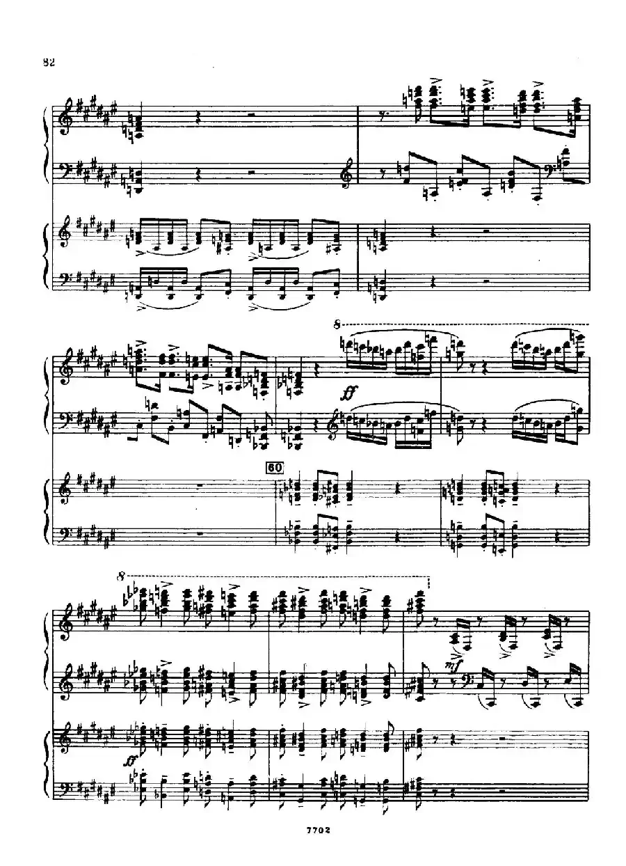 升f小调第一钢琴协奏曲 Op.1（双钢琴版）