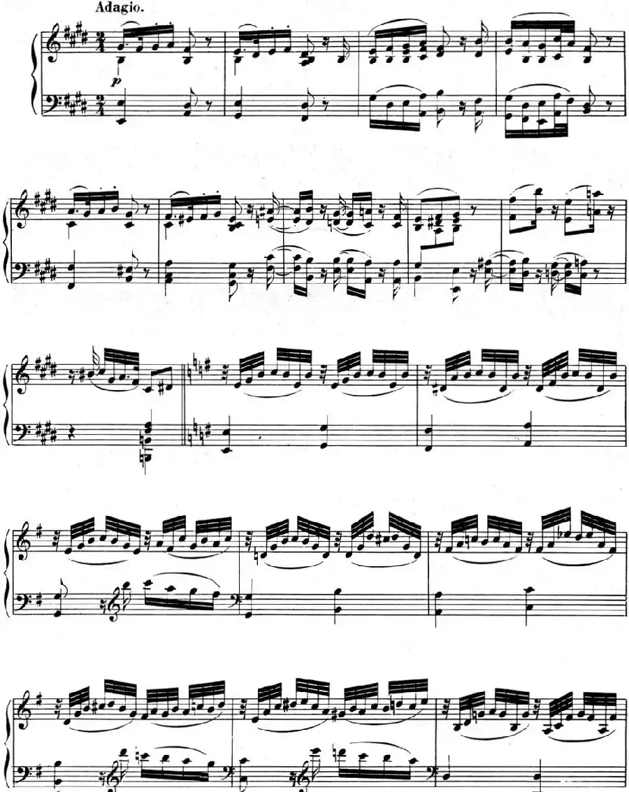 贝多芬钢琴奏鸣曲03 C大调 Op.2 No.3 C major