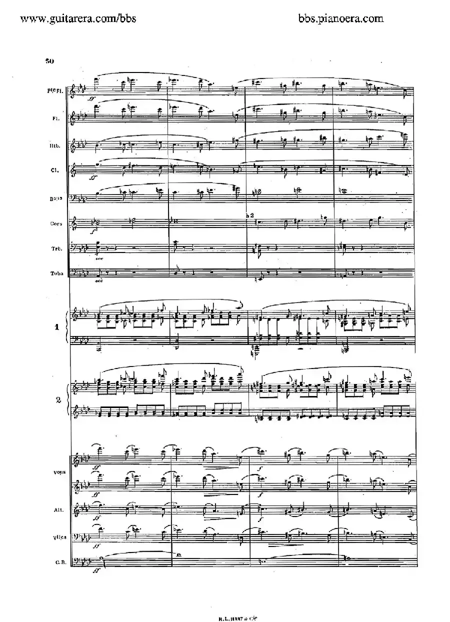 Concerto for 2 Pianos in d Minor（d小调双钢琴协奏曲·总谱）