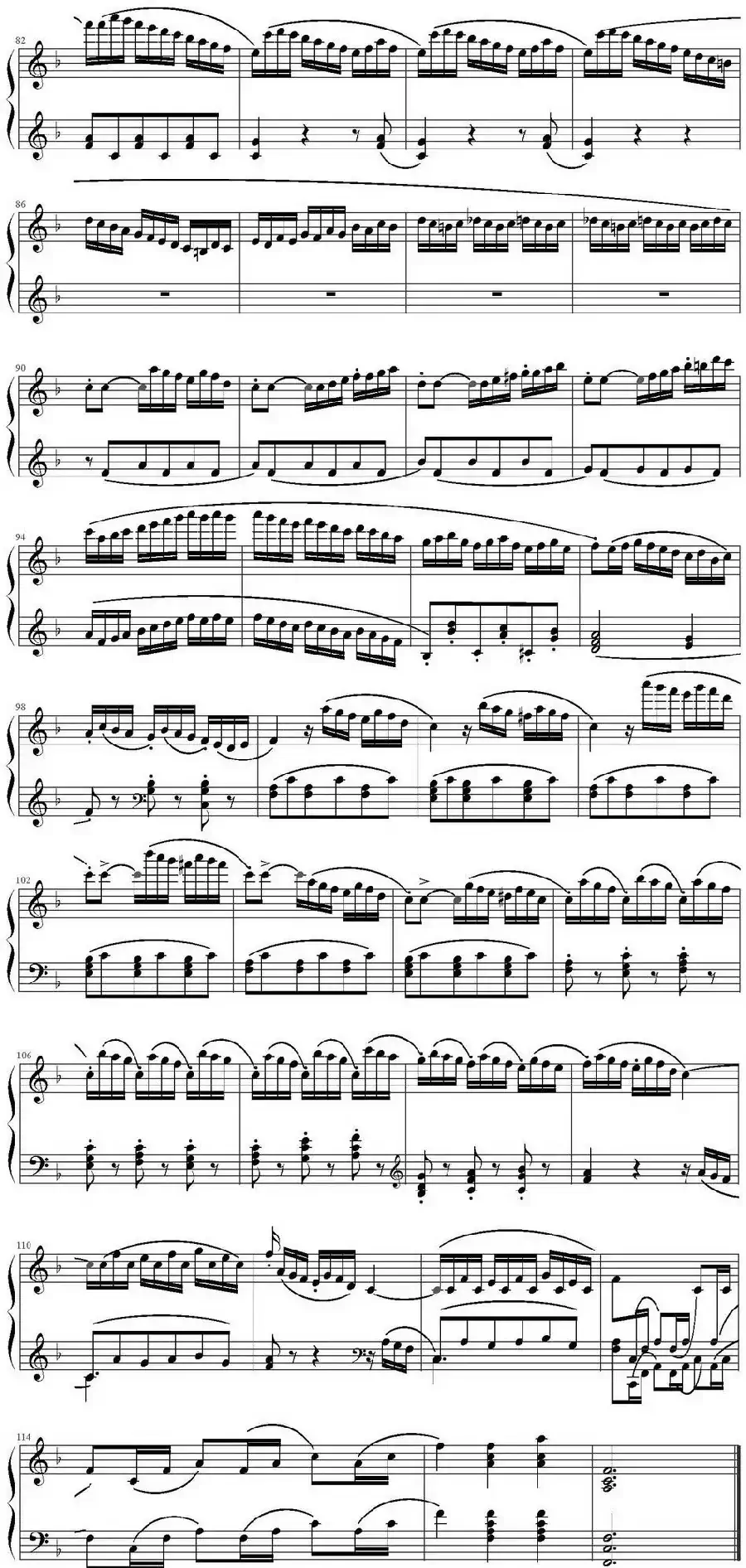 小奏鸣曲(Op.20,No.3 第三乐章)(库劳作曲版)