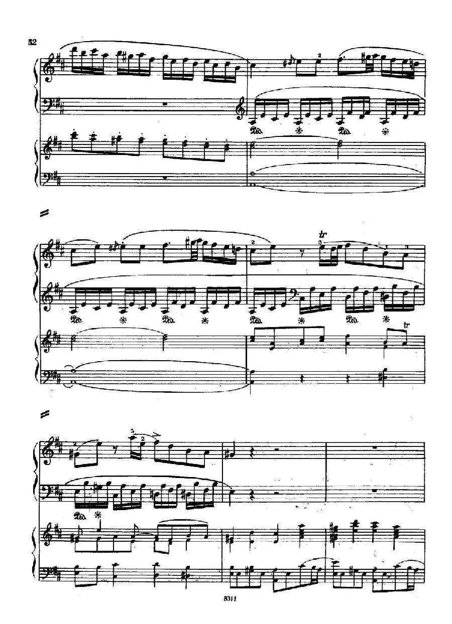 Concerto no 5 K 175 - 2 Piano（Ⅰ）