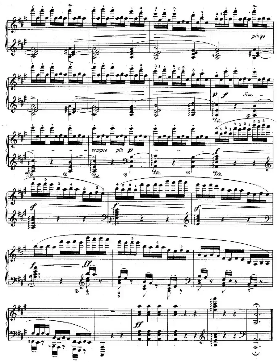 Grand Fantasy on Polish Airs Op.13（华丽的波兰民歌幻想曲·钢琴独奏版）