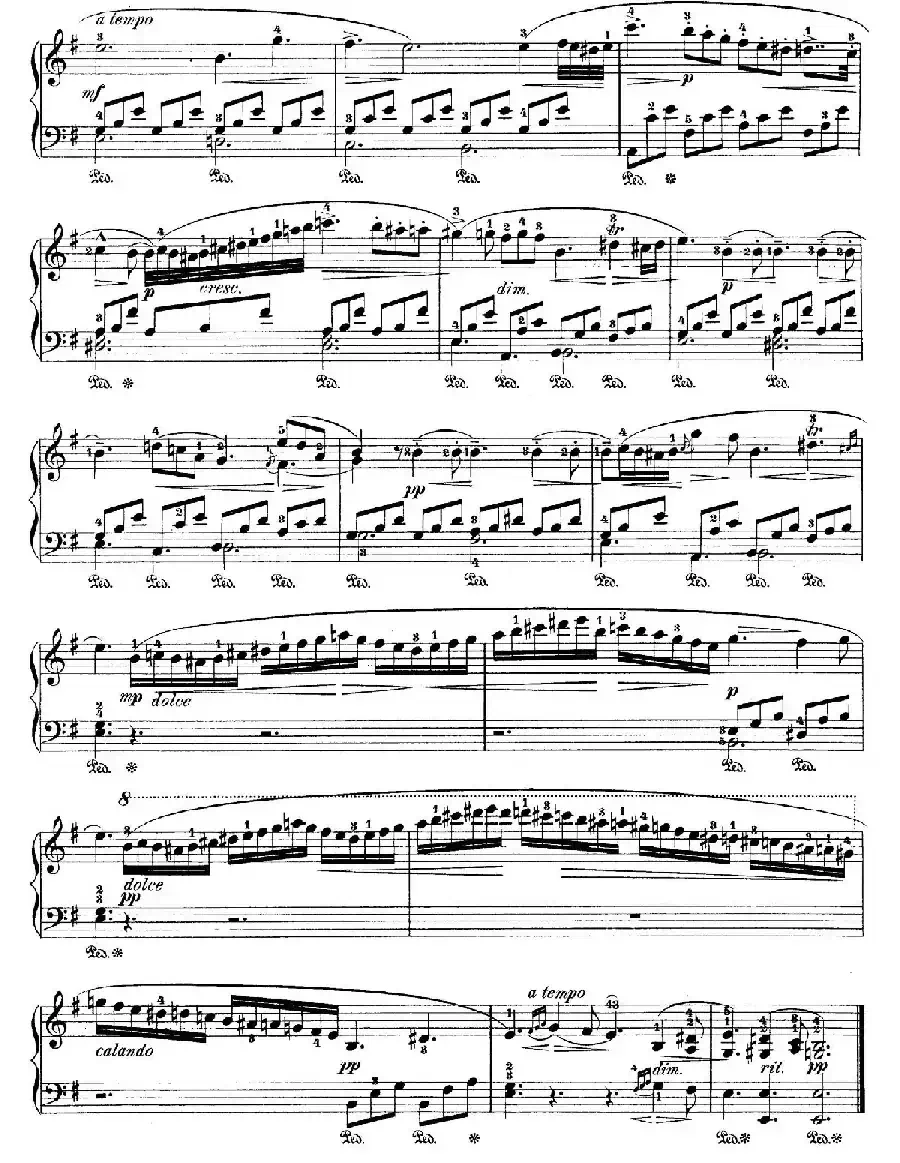 Nocturne No.8 in e Minor （e小调第八号夜曲）