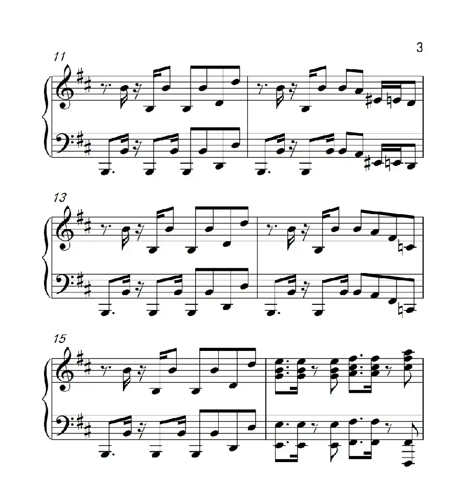 江南style（《弹吧音教》制谱版）