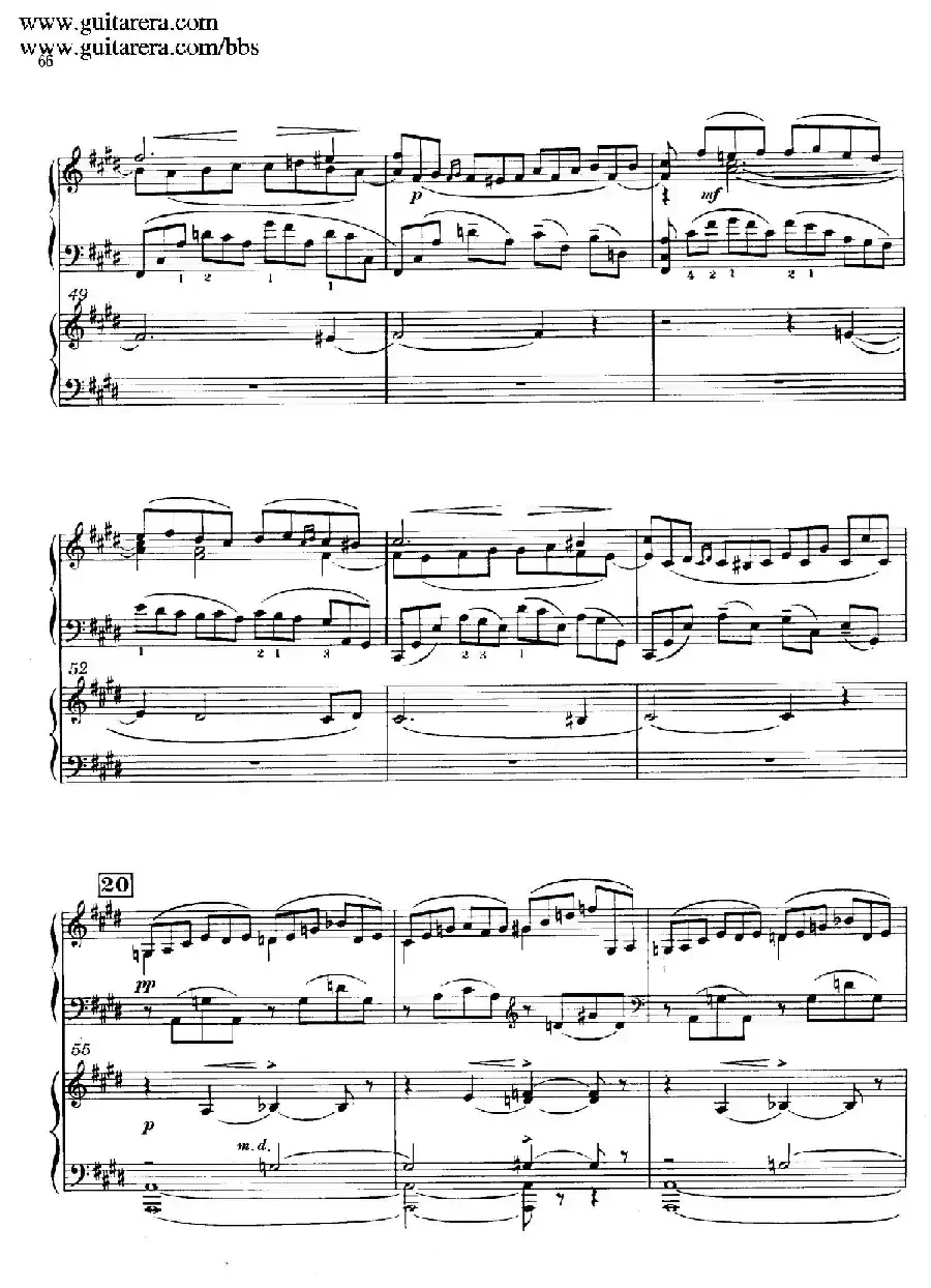 c小调第二钢琴协奏曲 Op.18（双钢琴·第二乐章）
