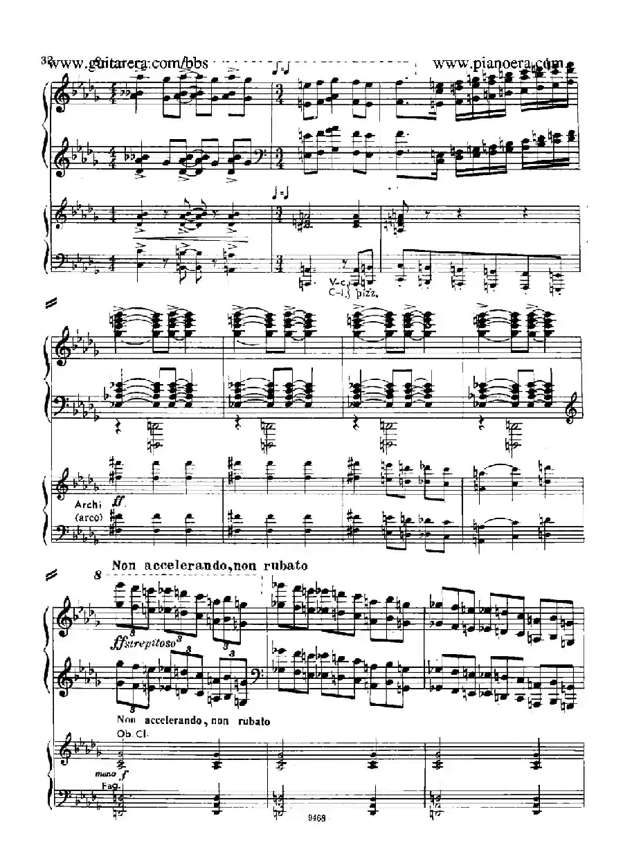 Piano Concerto in D-flat Major Op.37（降D大调钢琴协奏曲·Ⅰ·双钢琴）
