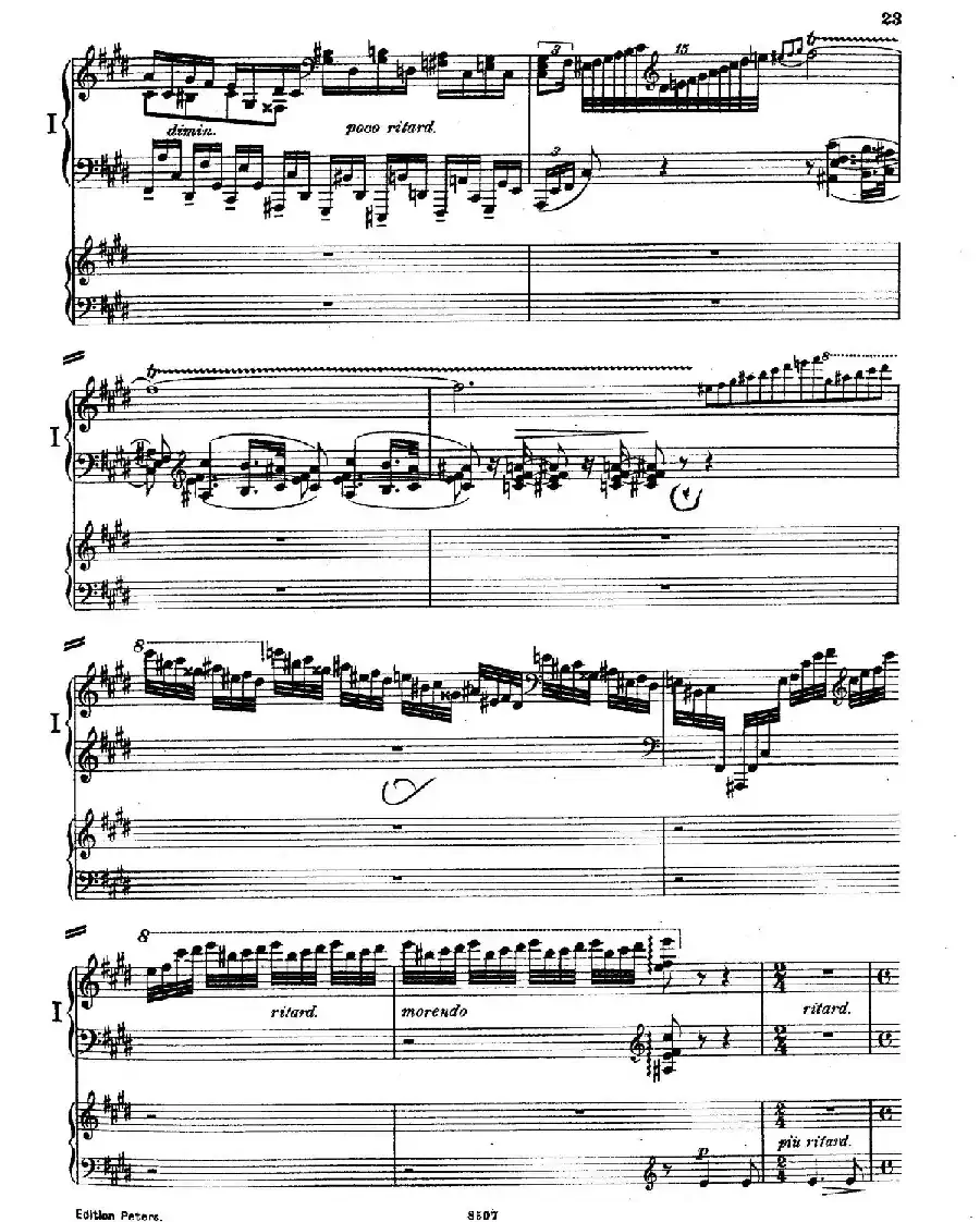 Piano Concerto in E Major Op.59（E大调钢琴协奏曲·双钢琴·第一乐章）
