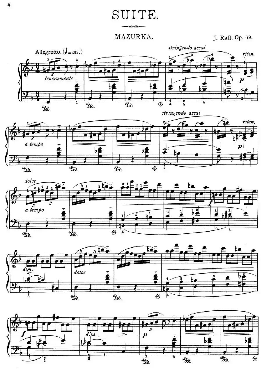 a小调第一组曲 Op.69（2、MAZURKA）
