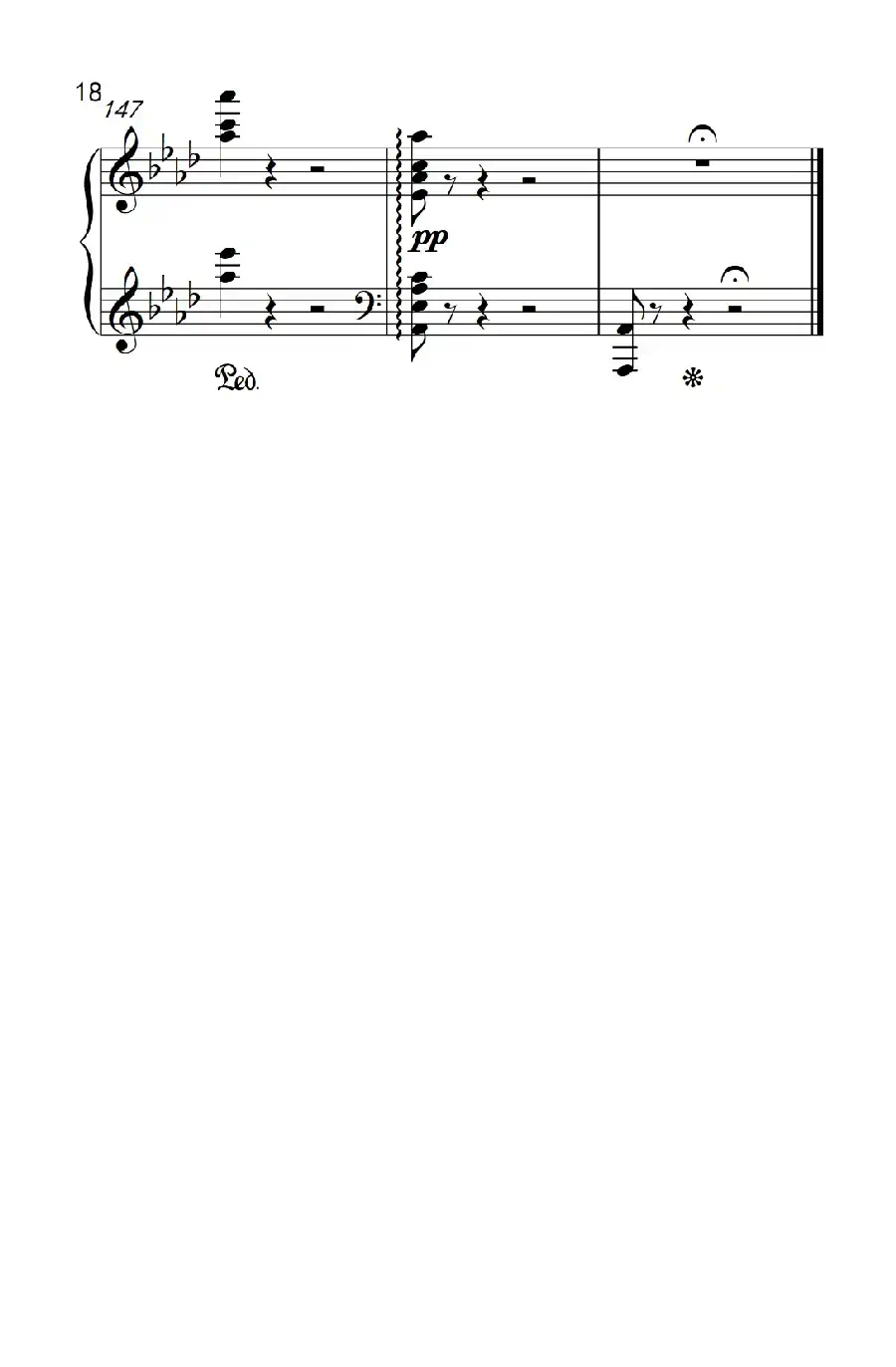 莫什科夫斯基 钢琴练习曲（第十三首）