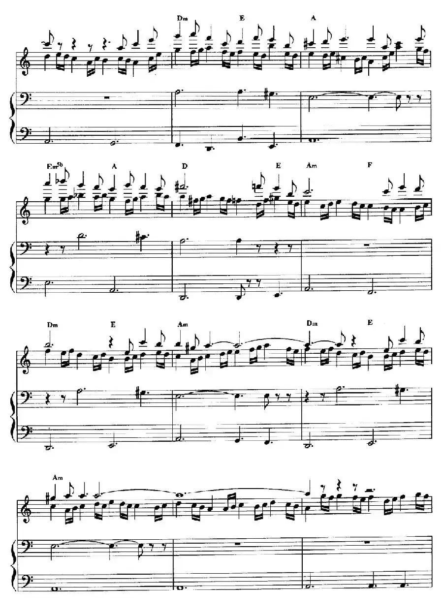 电影配乐大师莫瑞康最佳20首钢琴谱（Best of Ennio Morricone·11）