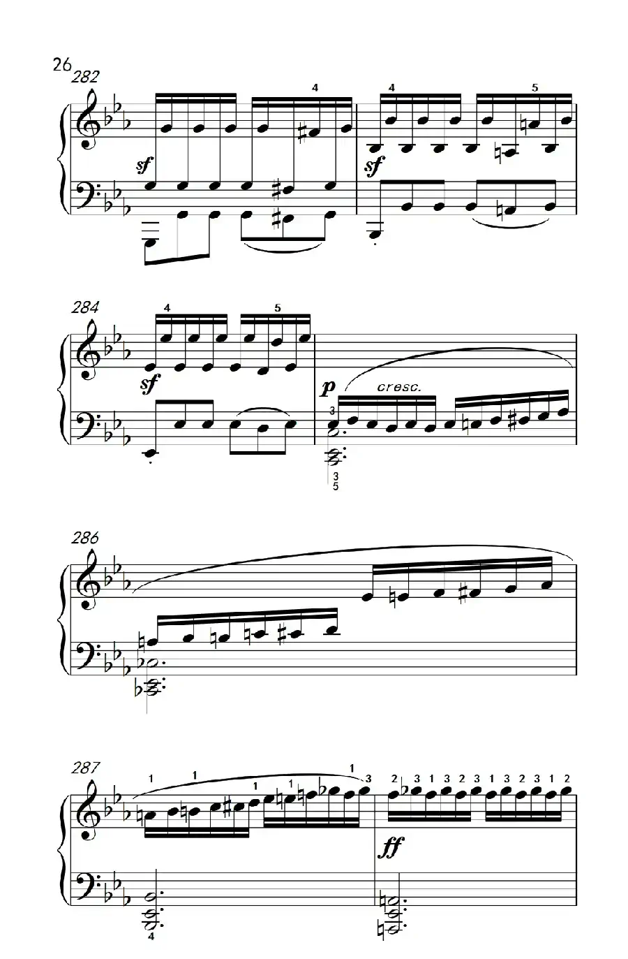 奏鸣曲 Opus 7 第一乐章(贝多芬奏鸣曲集 2)