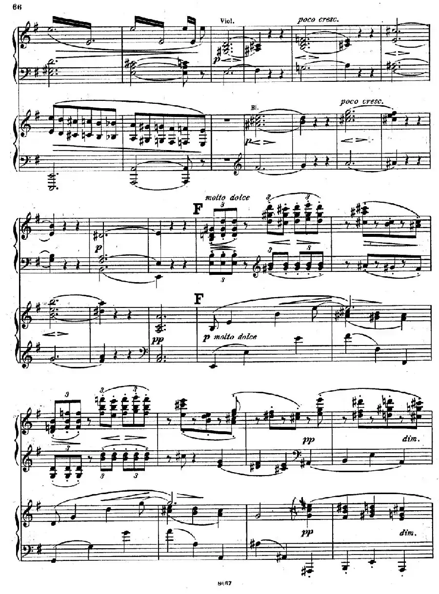 Symphony No.4 in e Minor Op.98（e小调第四交响曲·双钢琴）