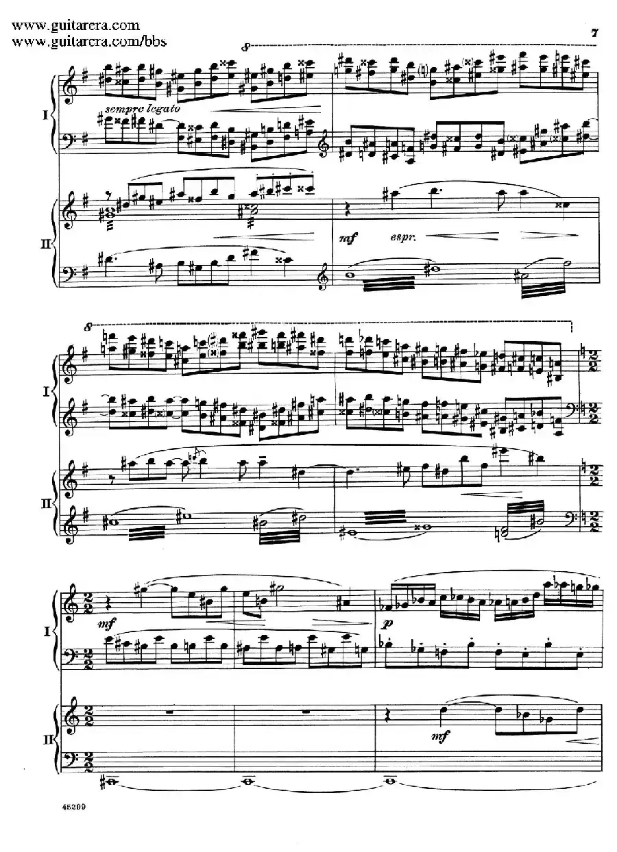 Piano Concerto Op.38（钢琴协奏曲·双钢琴·第一乐章）