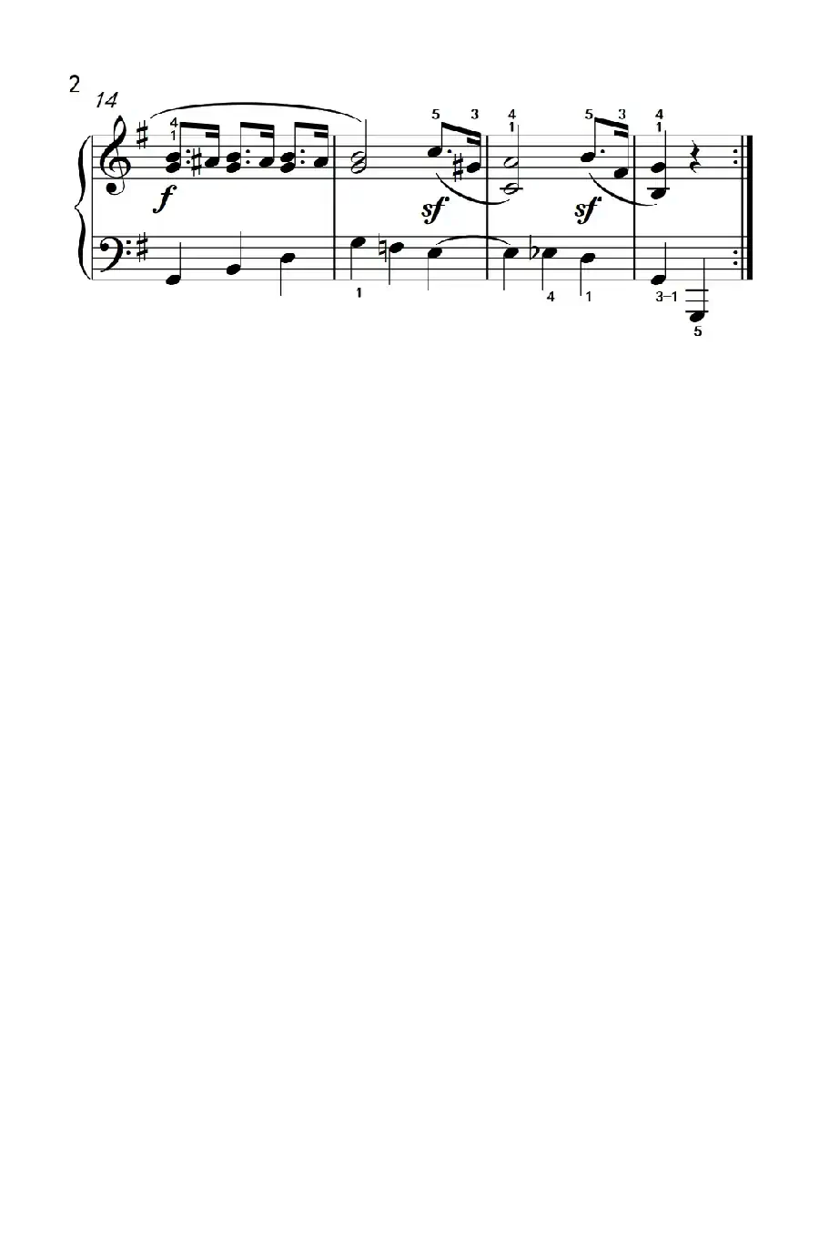 小步舞曲（老年大学 钢琴教程 3）