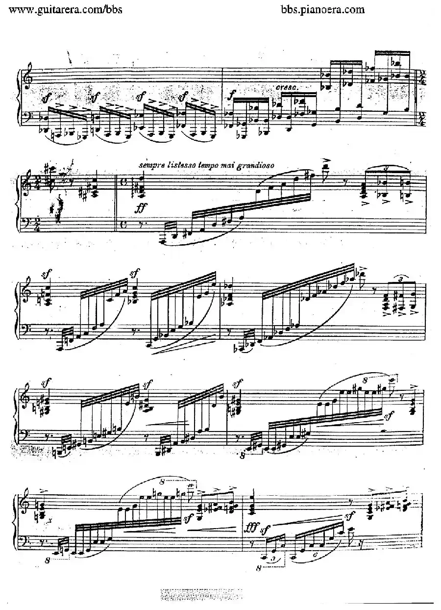 Etude in C Major For The Left Hand Op.32（C大调左手练习曲）
