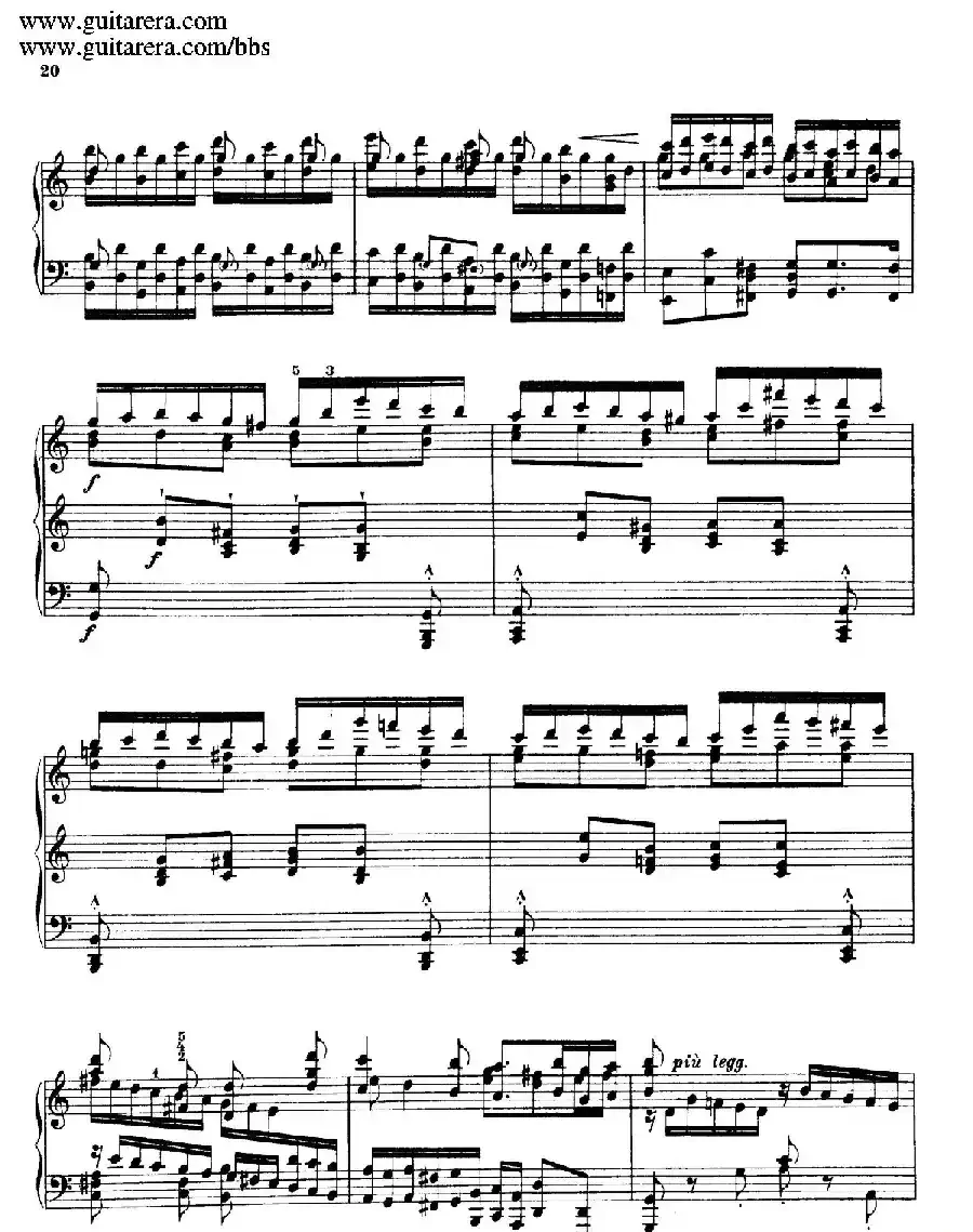 Toccata, Adagio and Fugue in C Major BWV 564 （C大调托卡塔、柔板和赋格）