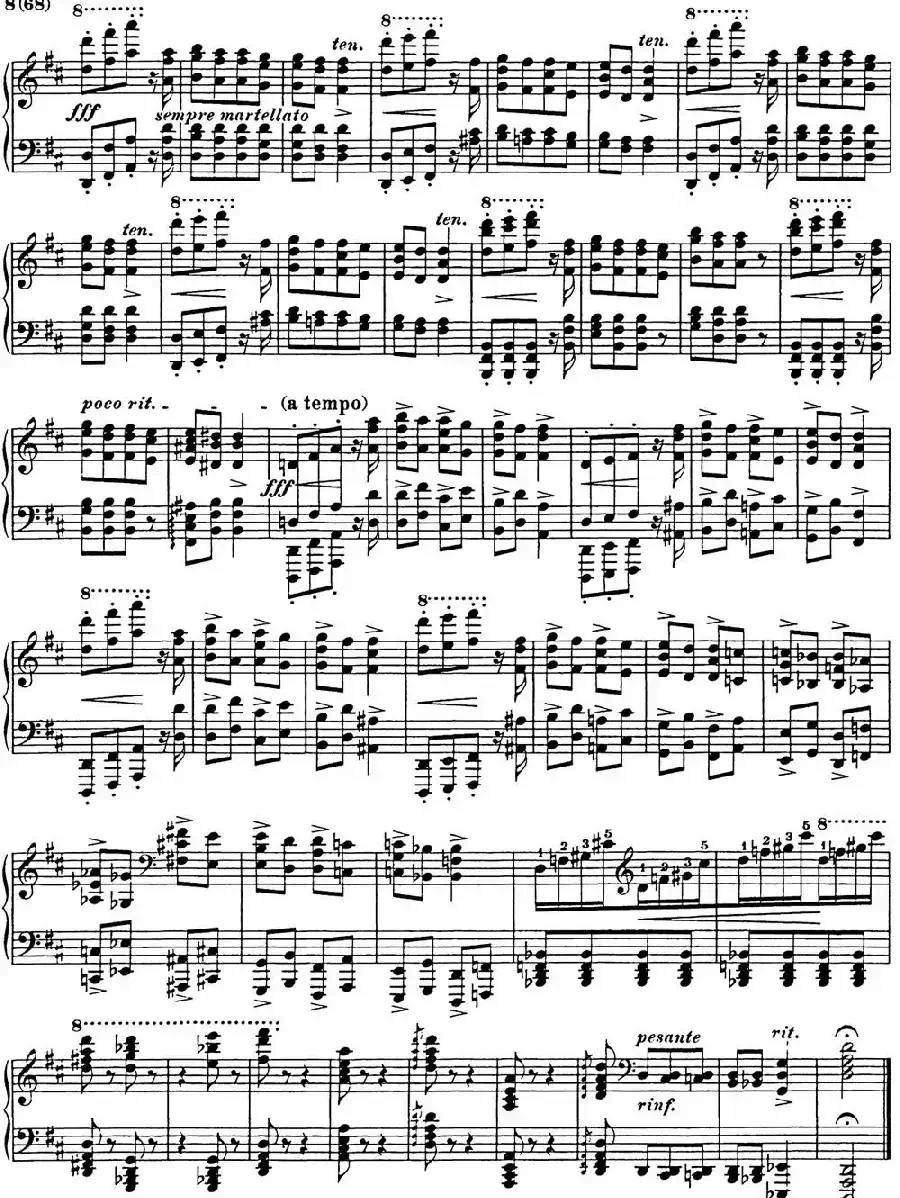 李斯特 匈牙利狂想曲 Hungarian Rhapsodies S.244 No.7