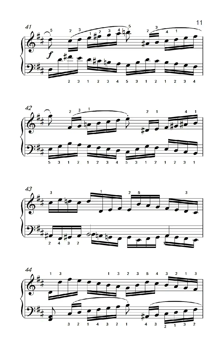 第八级2.练习曲 No.6 （中央音乐学院 钢琴（业余）考级教程 7-9级）