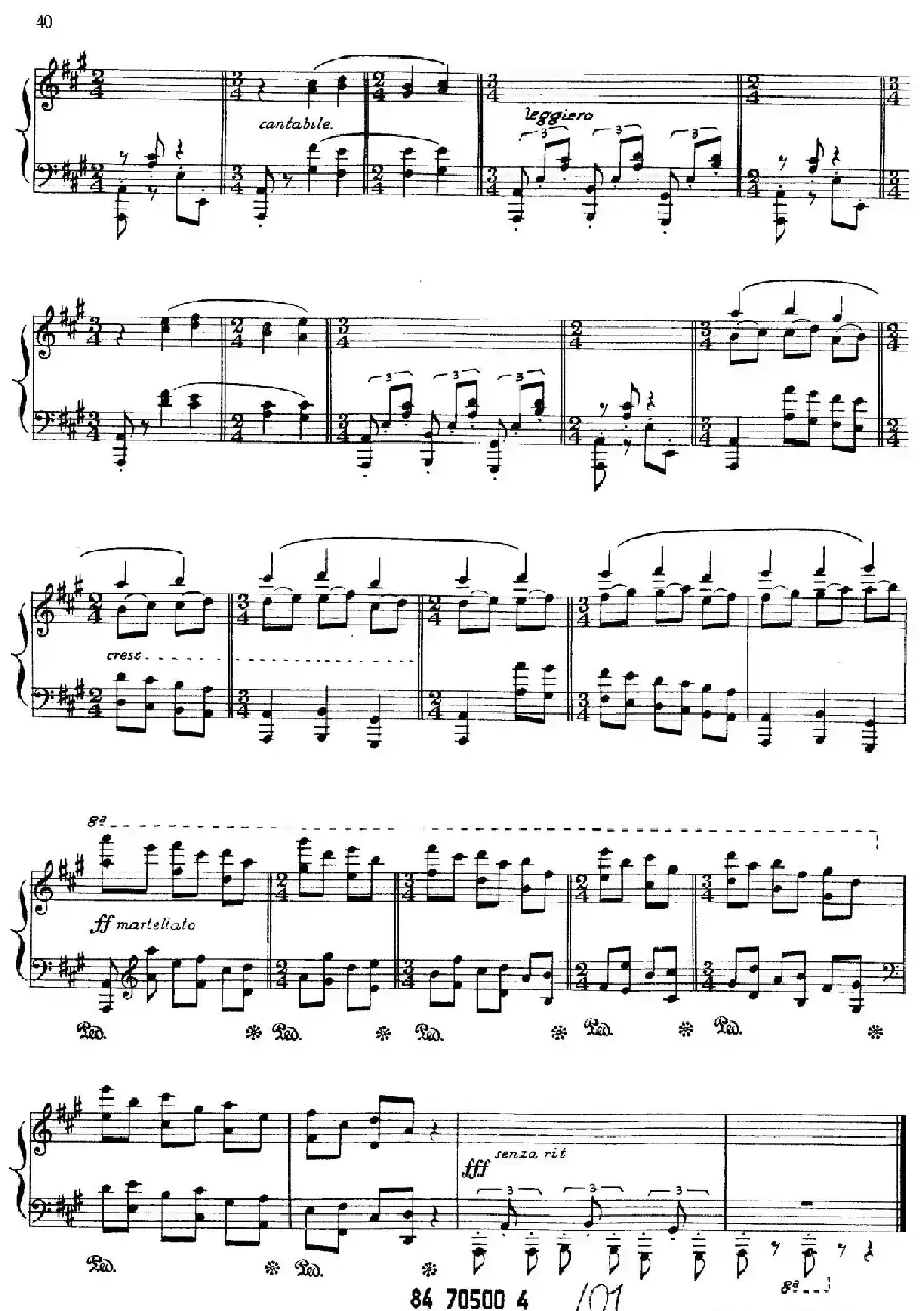 5首卡斯蒂利亚奏鸣曲（Ⅴ Sonata en La）