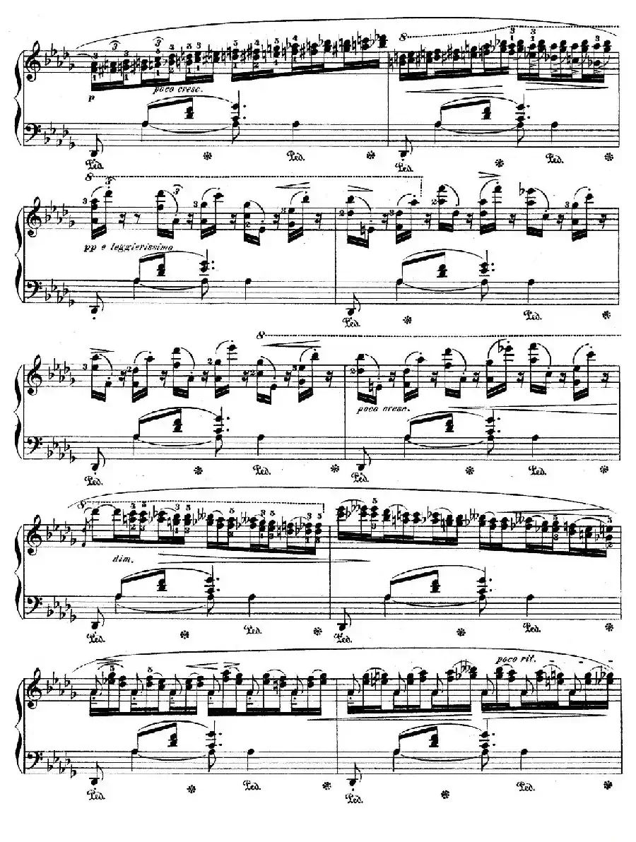 Berceuse in D-flat Major Op.57（降D大调摇篮曲）